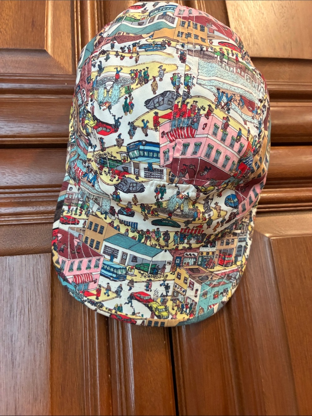 Where's Waldo 5 Panel Multicolor Strapback Hat 2014 Adjustable Cap